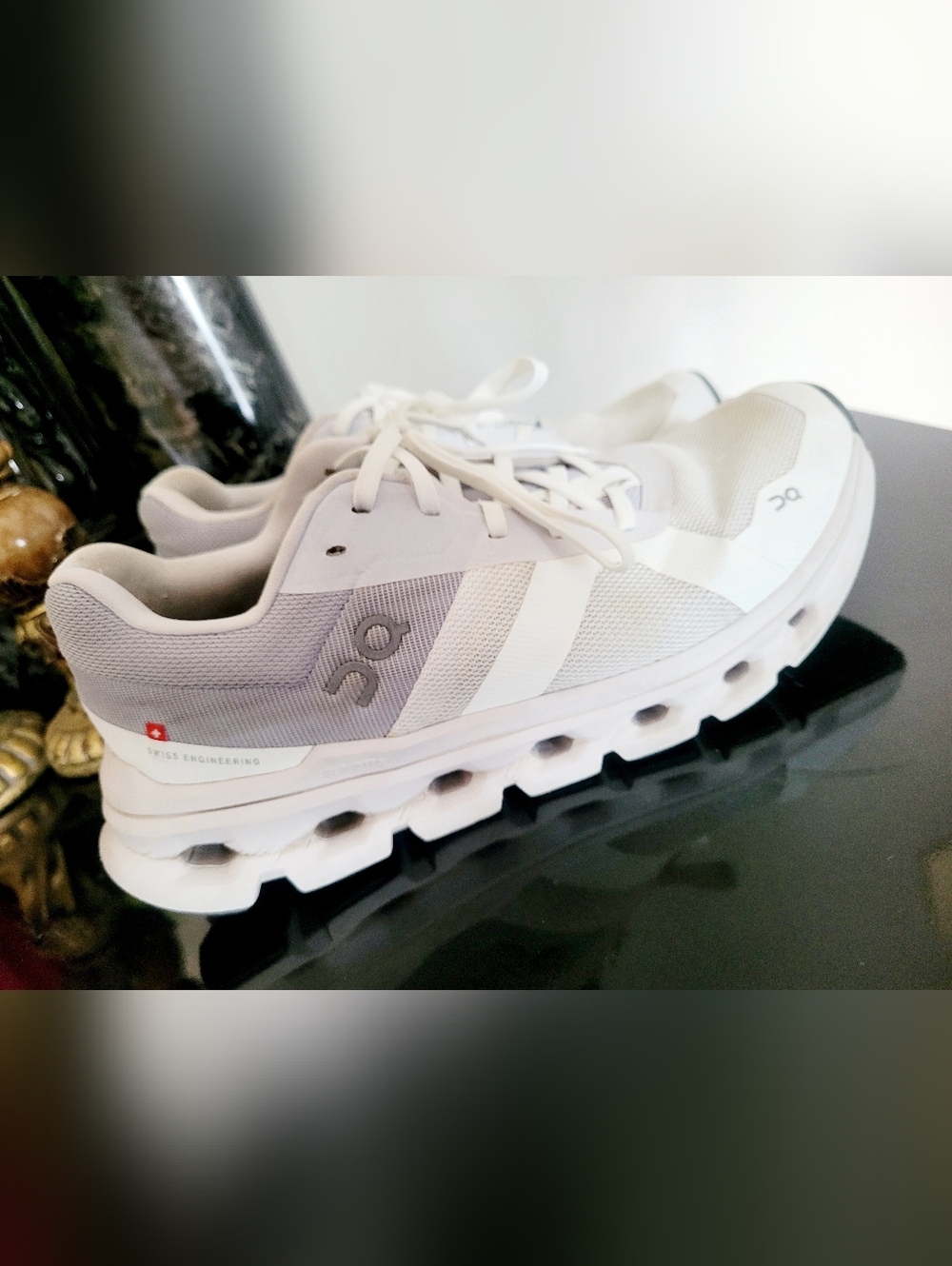 ON Cloudrunner 2 Women's Lightweight White/Frost Gray Sneakers US 8 - Picture 14 of 16